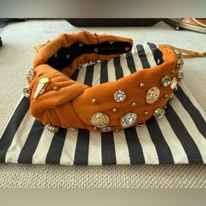 Lele Sadoughi Game Day Fan Knotted Headband
